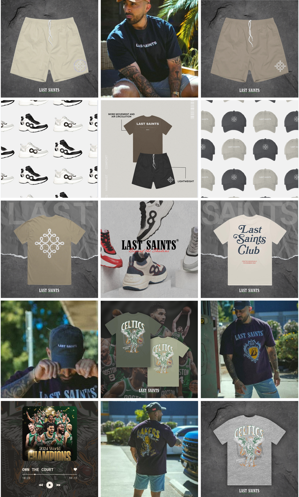 Last Saints social media graphics