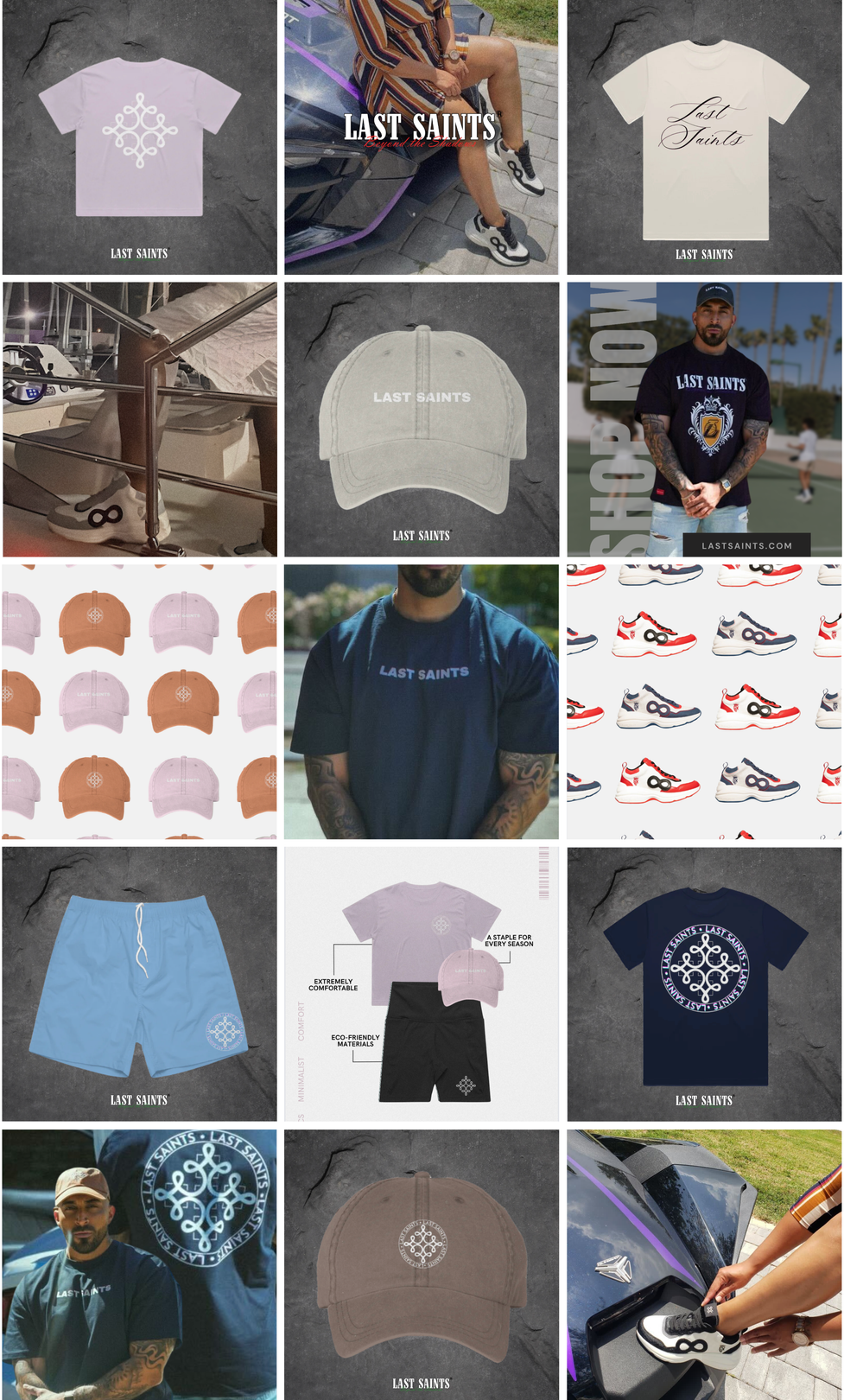 Last Saints brand concepts
